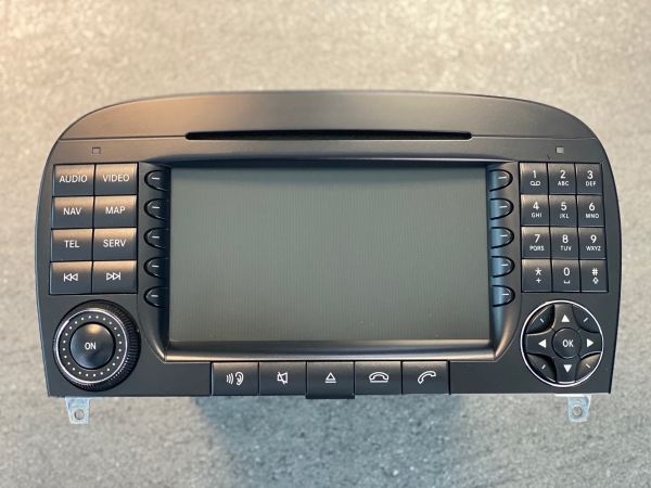 Reparatur Mercedes Benz HeadUnit Comand R230 SL Hersteller VDO/Siemens NTG1 LCD - Display erneuern